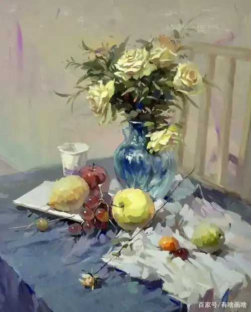 水粉静物花卉类,就一个字"真漂亮",美术高考常考