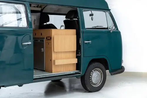 绿色1971大众volkswagent2highroof房车