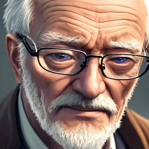 头像戴眼镜的老大爷