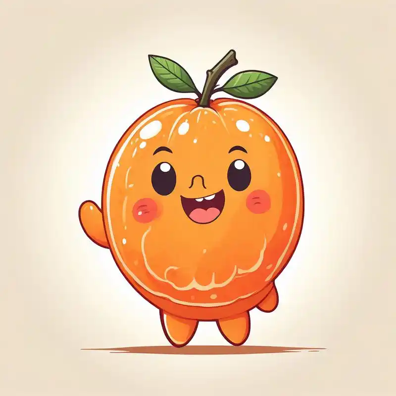 可爱橘子卡通头像🍊太萌啦!