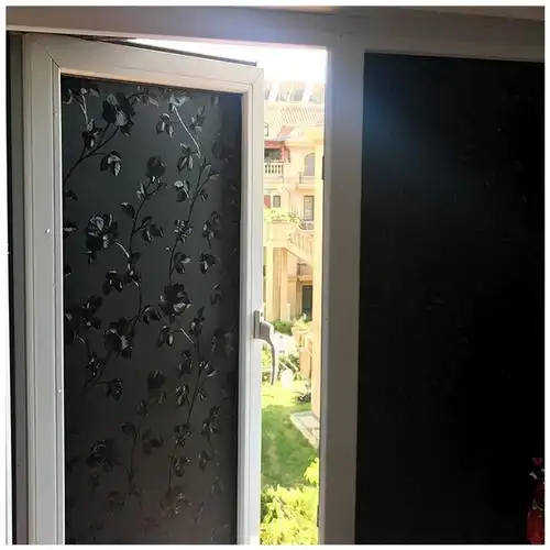 挡光神器卧室磨砂玻璃贴纸加厚挡光门全遮光带胶带背胶防窥视窗户