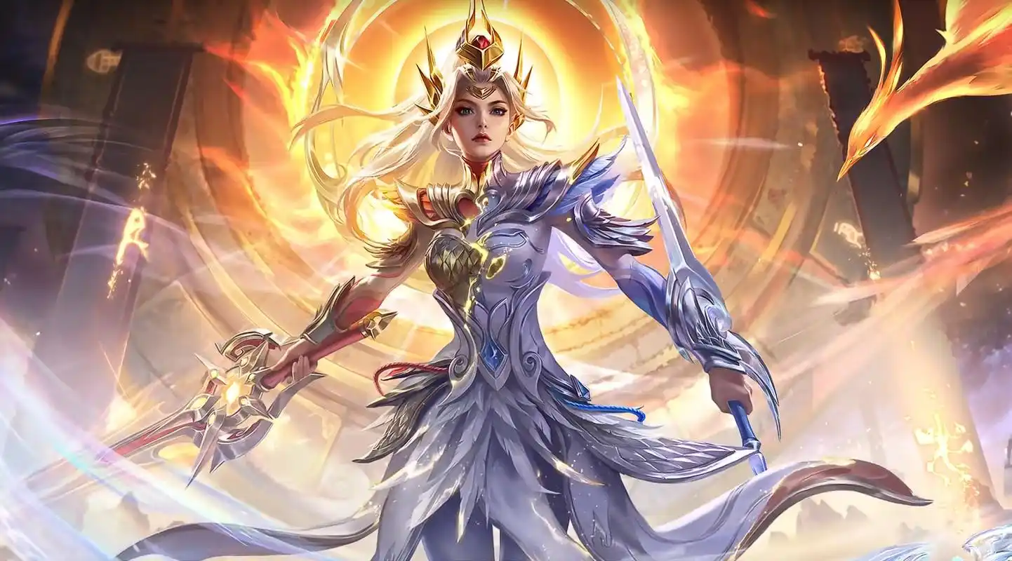 王者荣耀花木兰荣耀典藏即将上线,日月双形态,特效炸裂