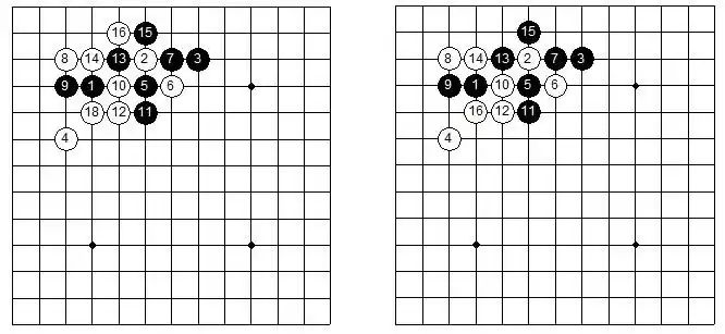 星位小飞挂一间高夹定式