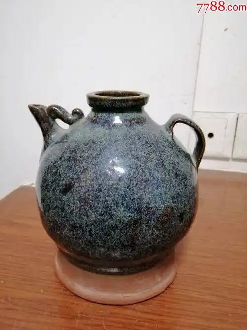 民国宜兴钧窑壶a4868