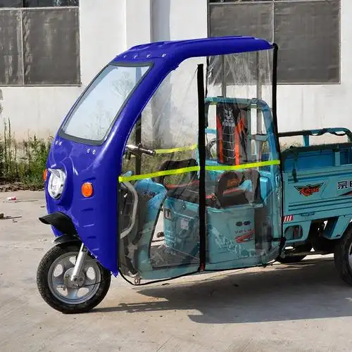 电动三轮车y雨棚车篷前车头棚电瓶车快递驾驶棚遮阳挡雨