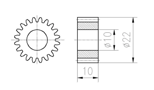 小模数直齿圆柱齿轮快速精锻成型与模具(修改)