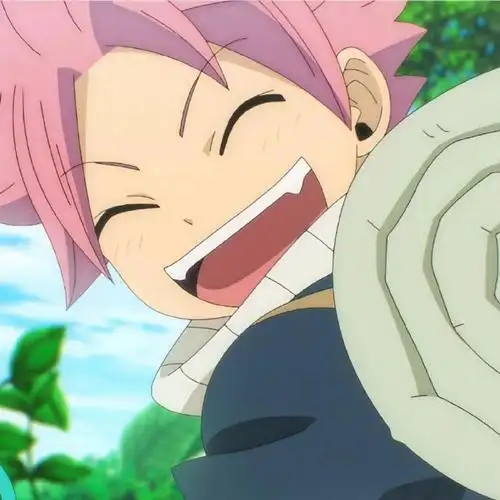 动漫##妖精的尾巴#百年任务 × 纳兹头像无水印