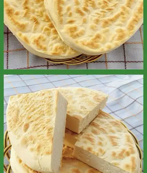 陕西锅盔馍特产手工原味锅盔饼即食大饼子早餐大馍馍原味1000克2个