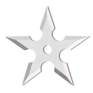 忍者镖几个玩掷镖游戏飞镖矢量图标11回旋镖徽标曲线风格设计模板收集