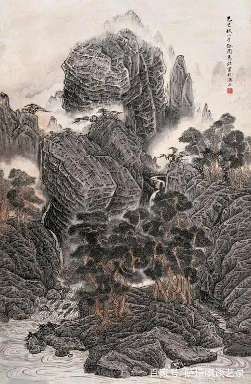 清末民初著名画家马骀山水画作品欣赏