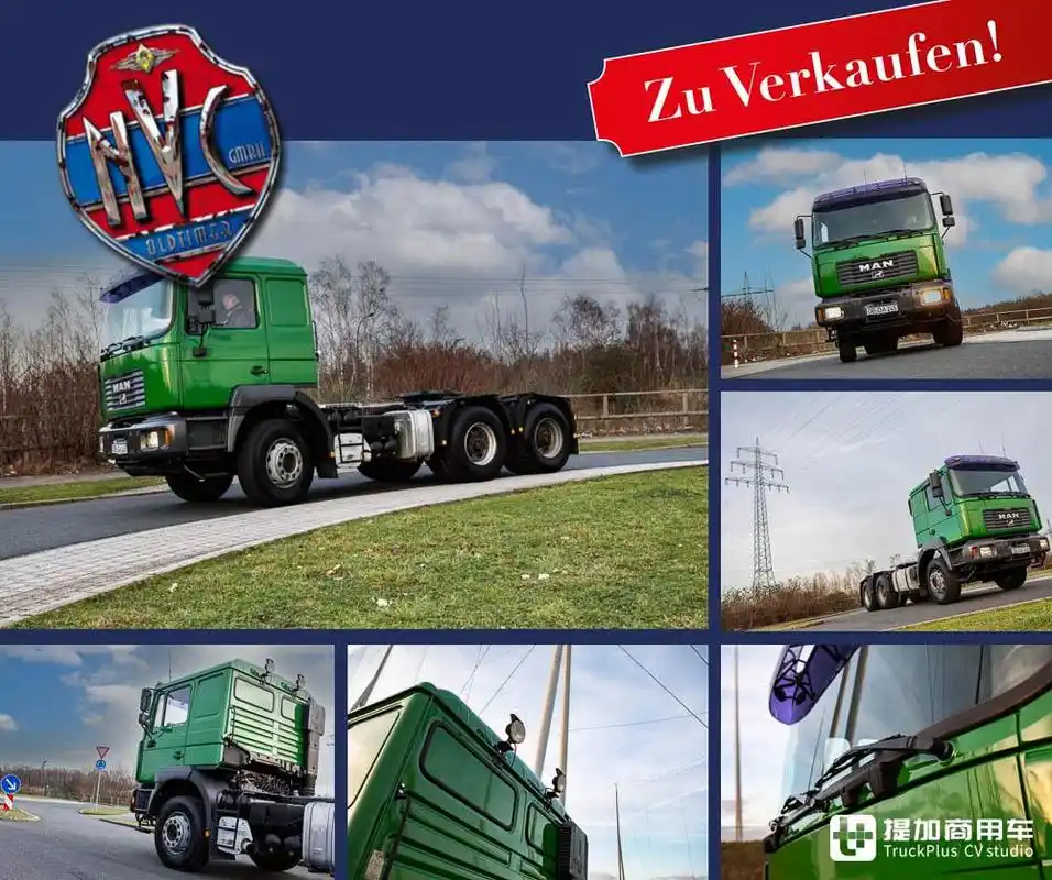 22年车龄的德国曼f2000卡车实拍,看到它,是不是勾起你很多回忆