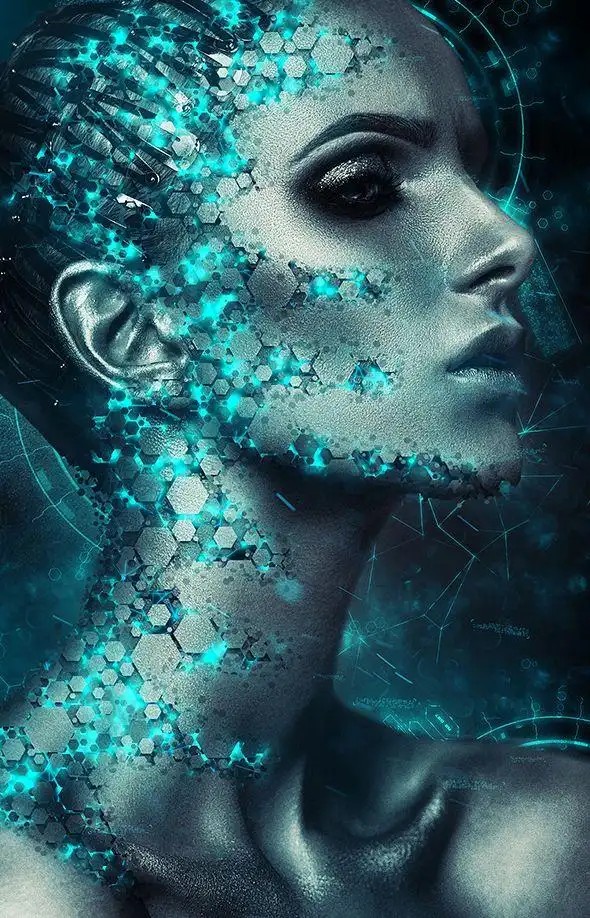 ps制作炫酷科幻图片霸气人物特效