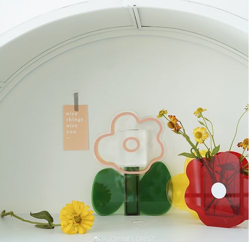 peacetime x 喵术士联合出品 亚克力花瓶设计家居摆件花瓶