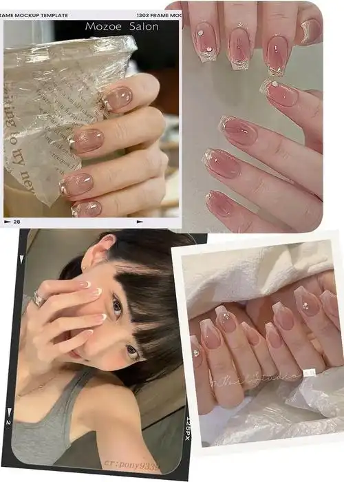 100 款巨好看的新年美甲!开运显手白,短甲也能做!