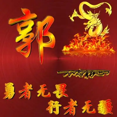 今日姓氏头像超霸气烈火与龙主题来吧