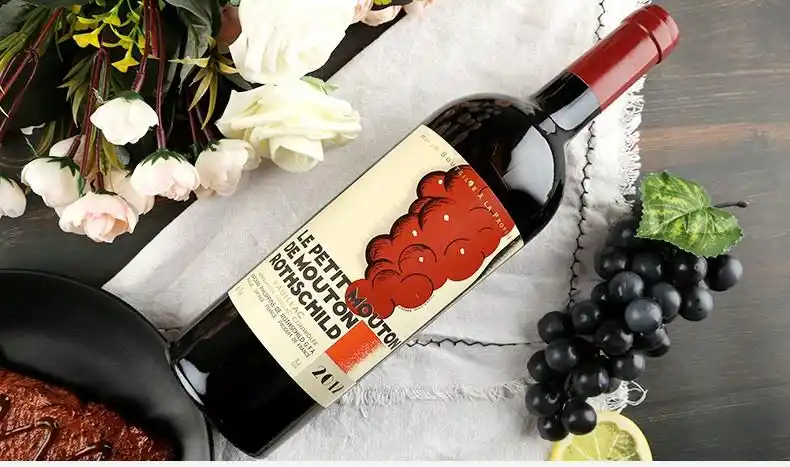 木桐酒庄副牌小木桐红葡萄酒法国原瓶进口红酒750ml2010年副牌