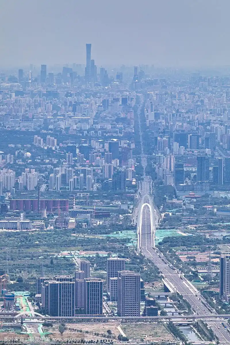 2020年定都峰俯瞰北京城全貌