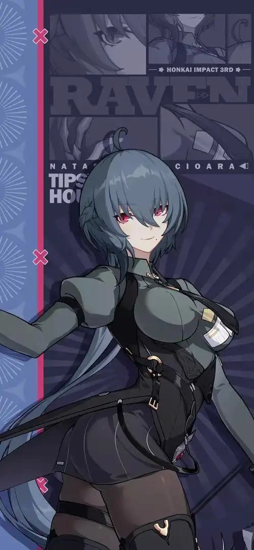 搬运崩坏三壁纸渡鸦