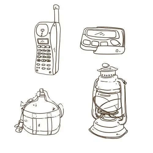 复古老物件速写