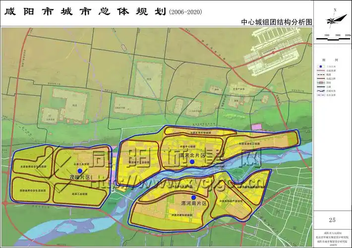 咸阳市城市总体规划20062020年