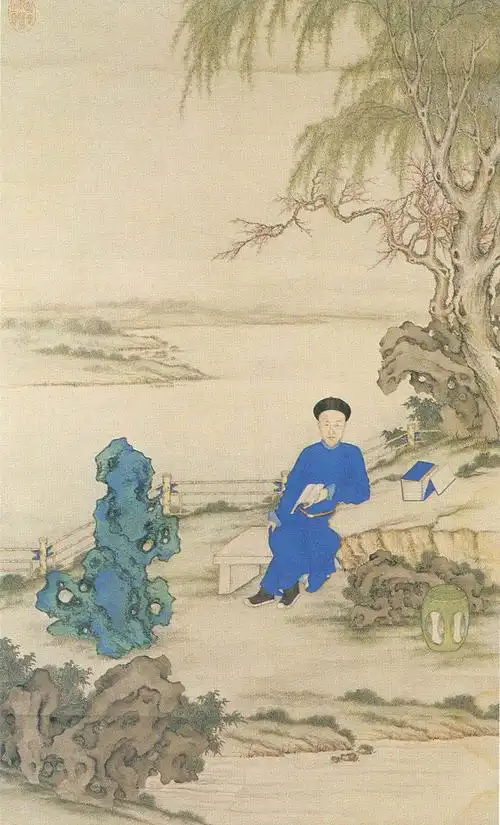 看看清朝皇帝的读书像