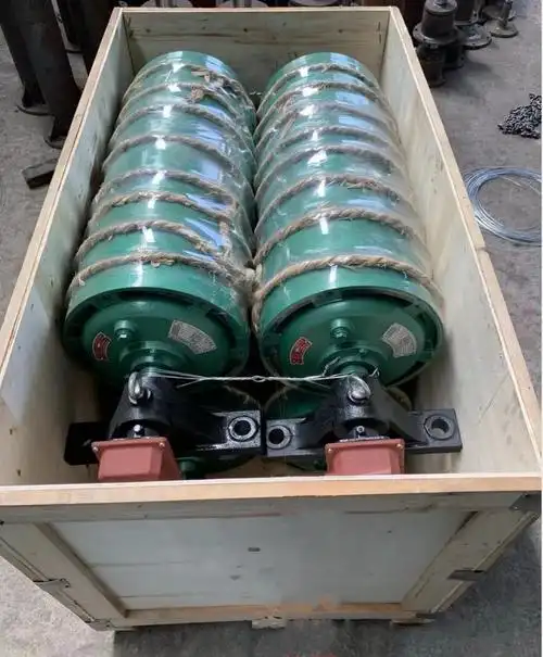 『好物推荐』输送带主动包胶滚筒输送机配件滚轮传送皮带改向传动电动