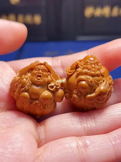 妙女本工核雕骑兽十八罗汉随拍展示