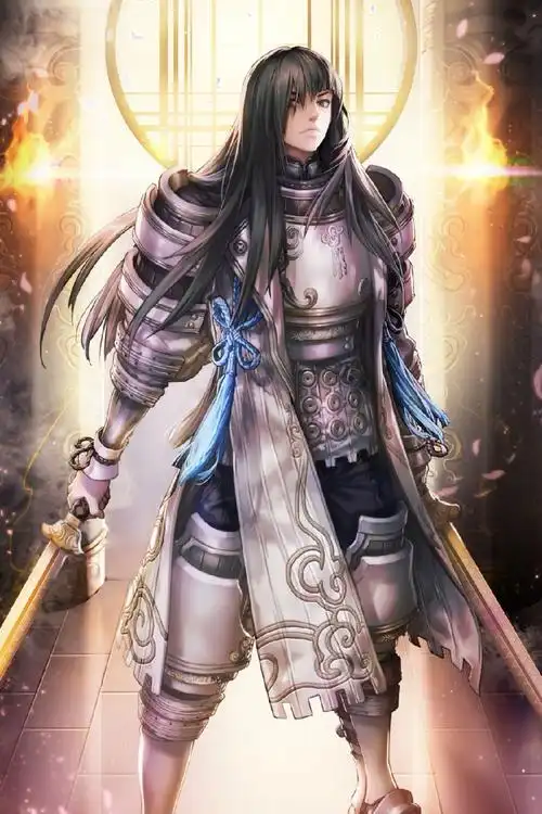 【战斗吧剑灵原画】风帝国大将军郑忠胜二阶