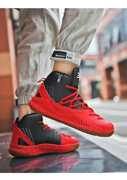 情侣篮球鞋男高帮透气战靴basketball男青年篮球鞋运动鞋shoe时尚