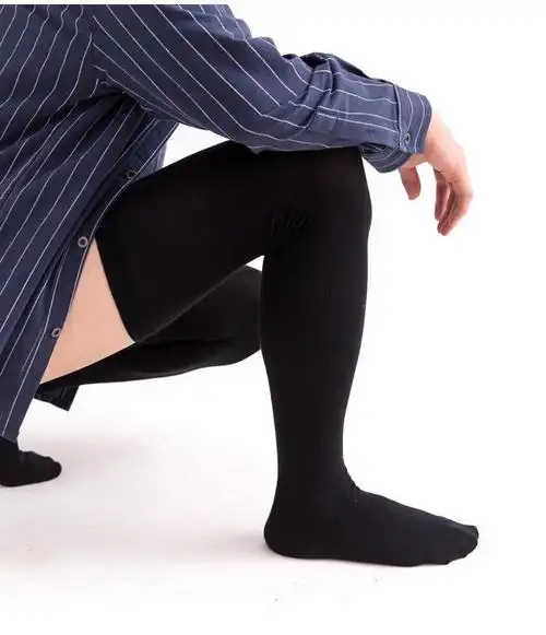 好品质男士袜子袜子过膝加长超长高筒袜女四护膝长筒士袜子大腿袜护膝