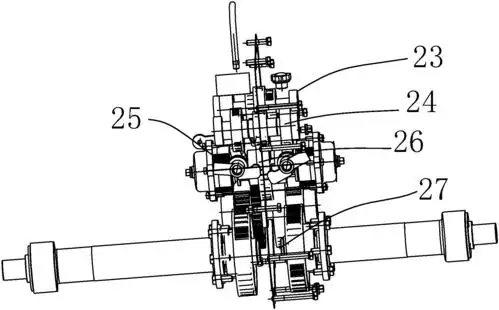 一种联合收割机动力系统