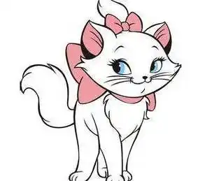 猫的简笔画 猫的简笔画可爱