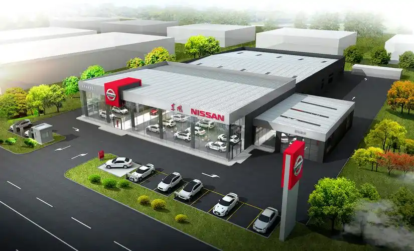 东风日产04-汽车4s店工程_佛山景煌装饰有限公司_福州森竺硅藻泥