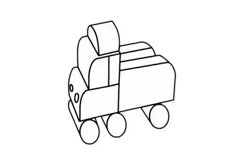 积木简笔画简单画法步骤图解教程及图片大全