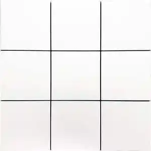 马赛克自粘3d立体九宫格白色金属铝塑板带背胶厨房卫生间防水