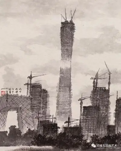 【动态】城市意象·水墨情怀——邓维东国画作品节选