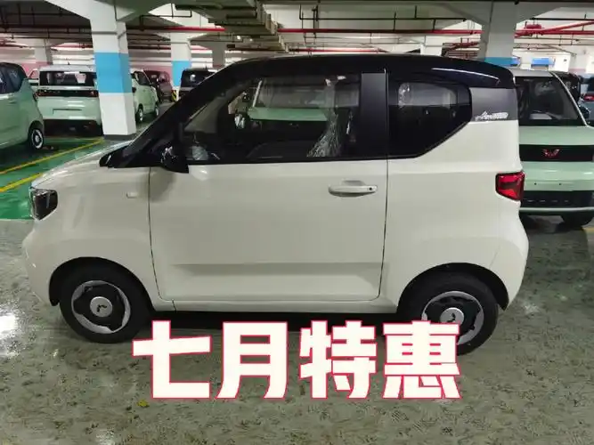 五菱mini生椰白黑顶来咯