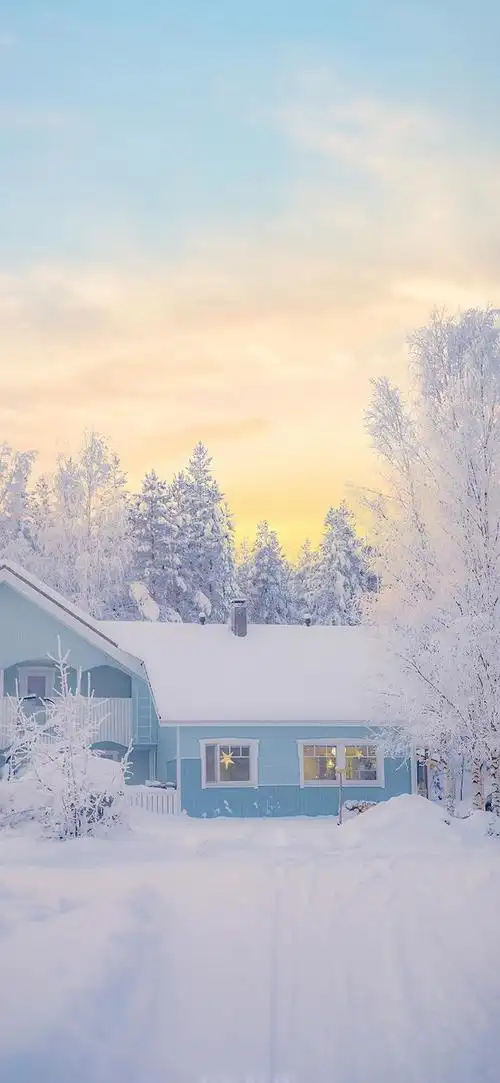 冬季雪景唯美图片 冬有冬的来意,雪有雪的秘密.