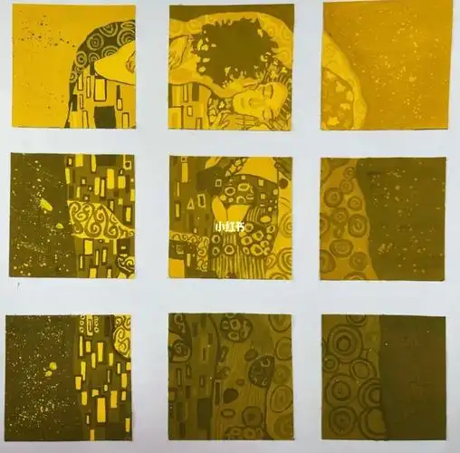 色彩构成作业记录明度九调