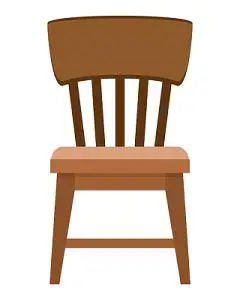 彩色卡通椅子插画素材