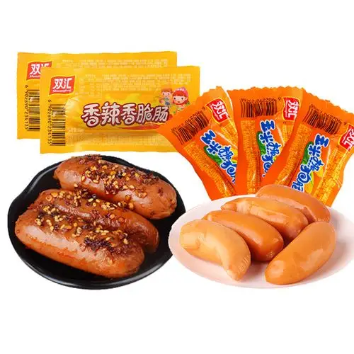 双汇香辣香脆玉米热狗混装32g60支包装即食肠类