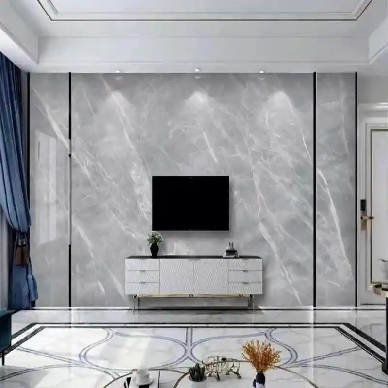 定制仿大理石纹壁布电视背景墙壁纸现代简约客厅大气装饰轻奢墙布