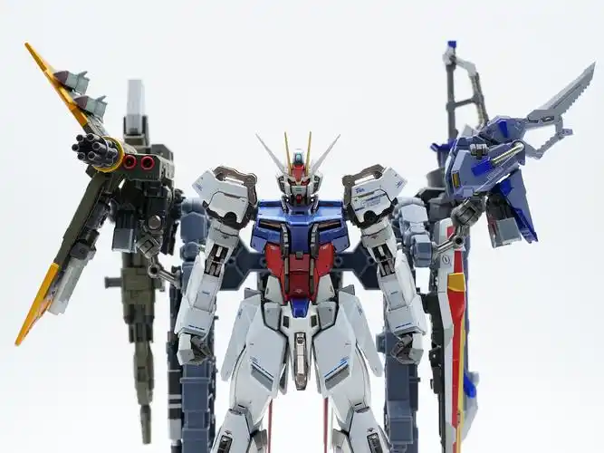 mb系列 限定版 gat-x105 aqm/e-x02 剑装强袭高达 剑装备