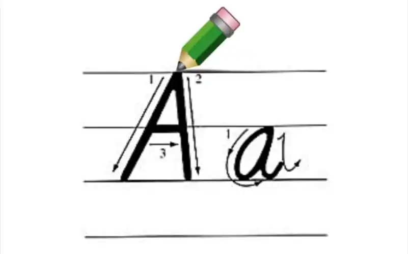 26个英文字母书写笔顺动态演示