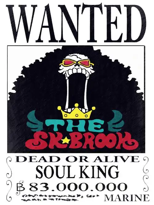 dorisgarcie  关注  布鲁克 插画 通缉令 海贼王 评论 收藏