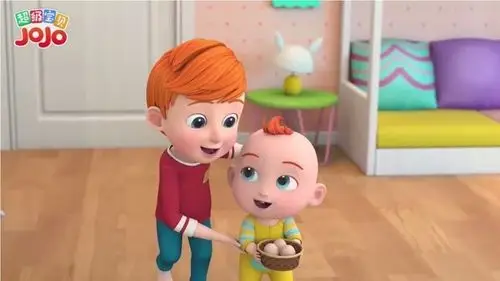 超级宝贝jojo—宝宝玩创意鸡蛋,一起玩转qq小鸡蛋,这想象力真棒