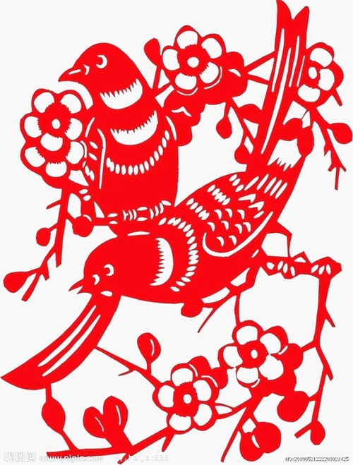 剪纸自由纹样图片