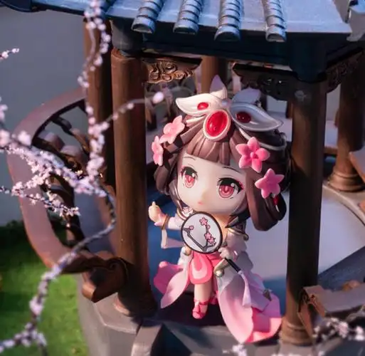 王者荣耀甄姬游园惊梦q版手办