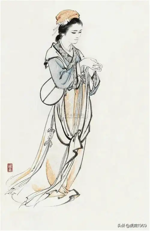 刘继卣《人物画》