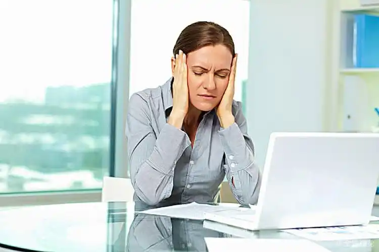 疲惫_女性_高清图片_全景视觉